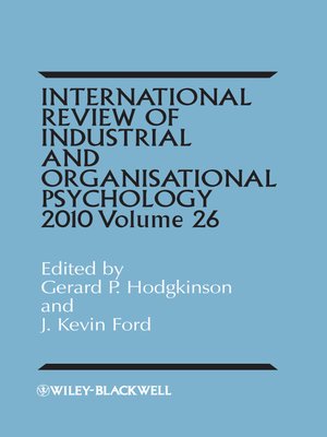 cover image of International Review of Industrial and Organizational Psychology 2011